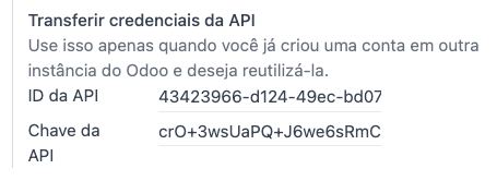 โอนข้อมูลรับรอง API